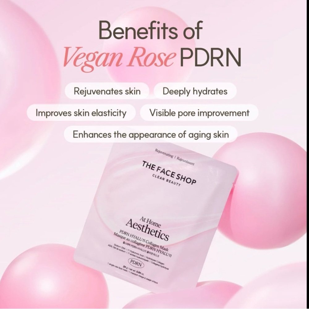 Pink Hyaluronic Acid Mask